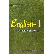 English I for BA LLB by Pallavi Singh | Amar Law Publication